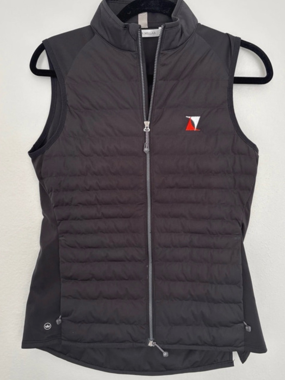 Peter Millar Elite Fuse Black Quilted Sleeveless Jacket Vest - Women's